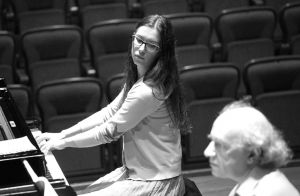 Lesson with Weronika Manikowska at  Philharmonic Concert Hall in Wroclaw 21th August 2014